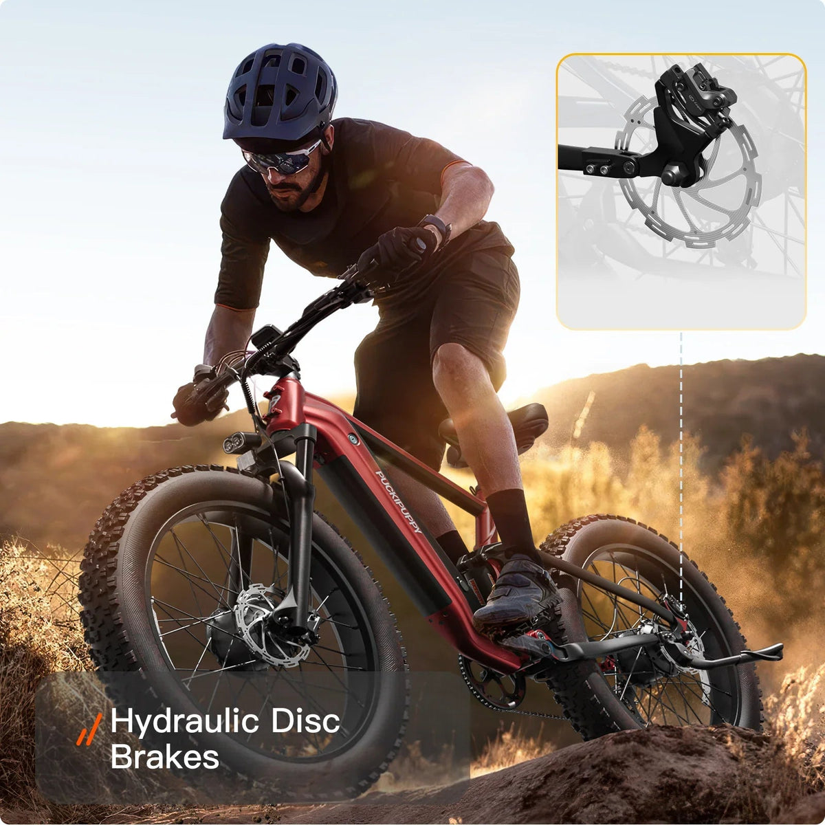 PUCKIPUPPY GoldenR Dual-Motor E-Bikes. - Prioka