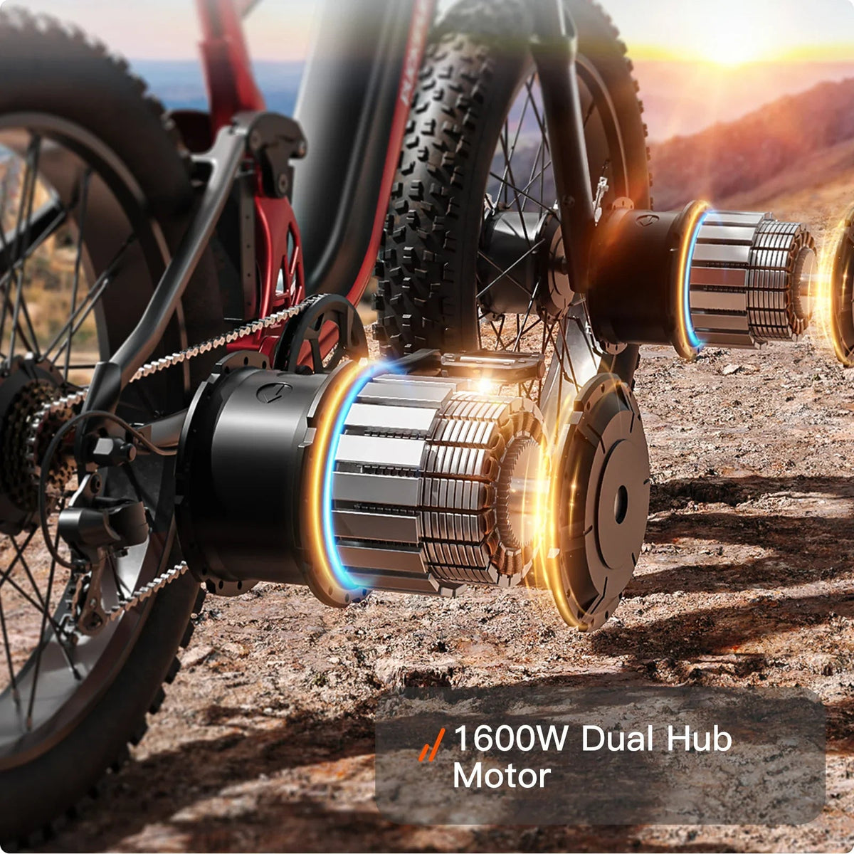 PUCKIPUPPY GoldenR Dual-Motor E-Bikes. - Prioka