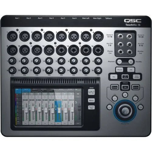 QSC TouchMix-16 Compact Digital Mixers with Watertight Road Case Kits - Prioka