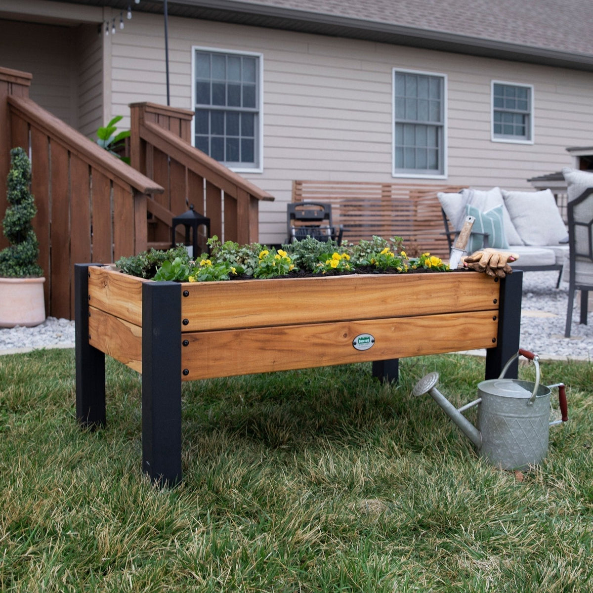 Raised Planter 100% Authentic Teak Wood - Prioka