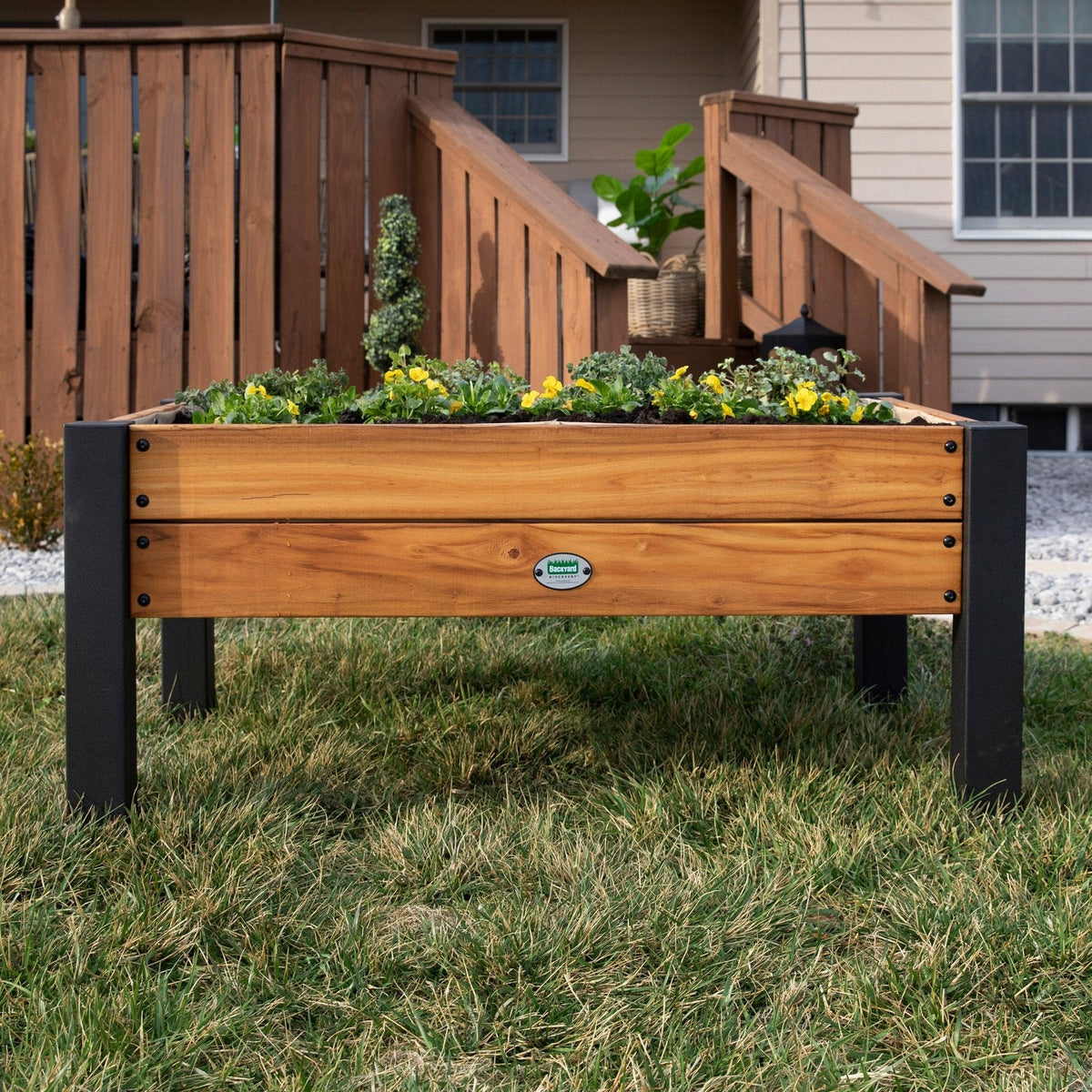 Raised Planter 100% Authentic Teak Wood - Prioka