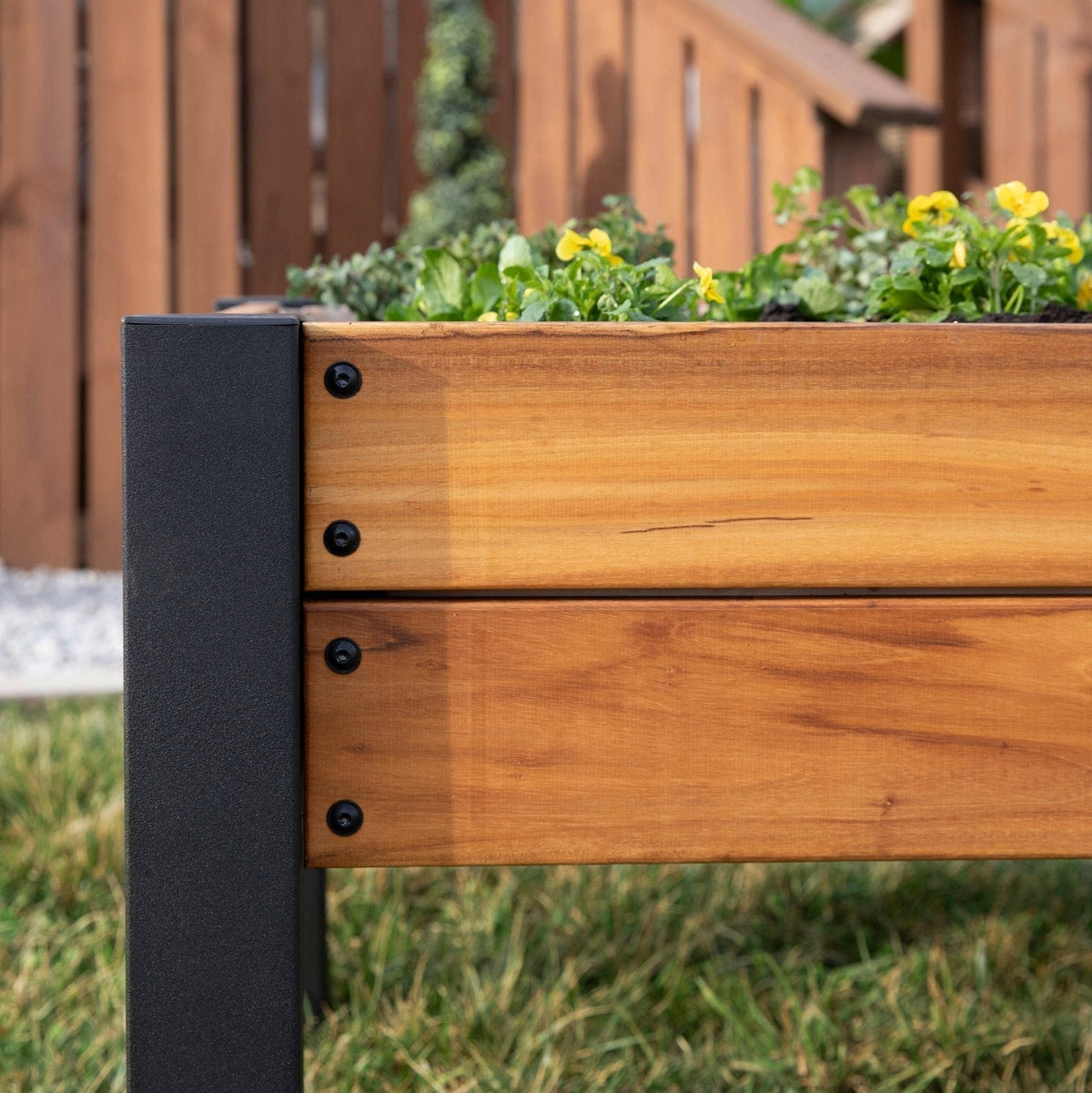 Raised Planter 100% Authentic Teak Wood - Prioka