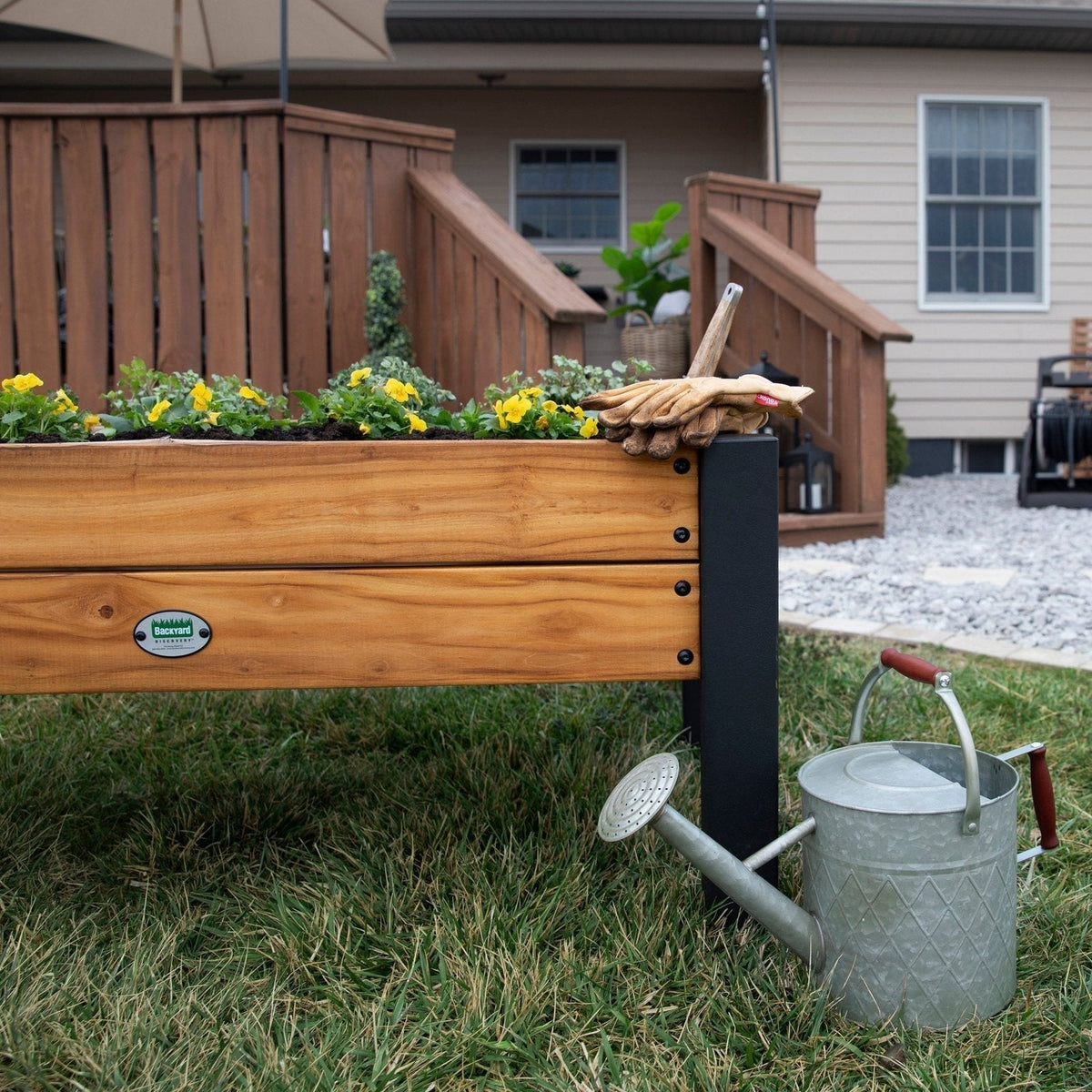 Raised Planter 100% Authentic Teak Wood - Prioka