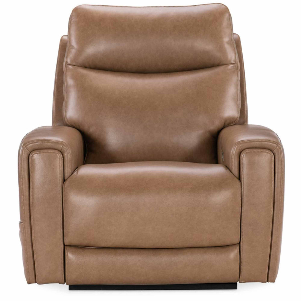 Raze Leather Power Lift Recliner With Articulating Headrest And Lumbar In Light Brown - Prioka