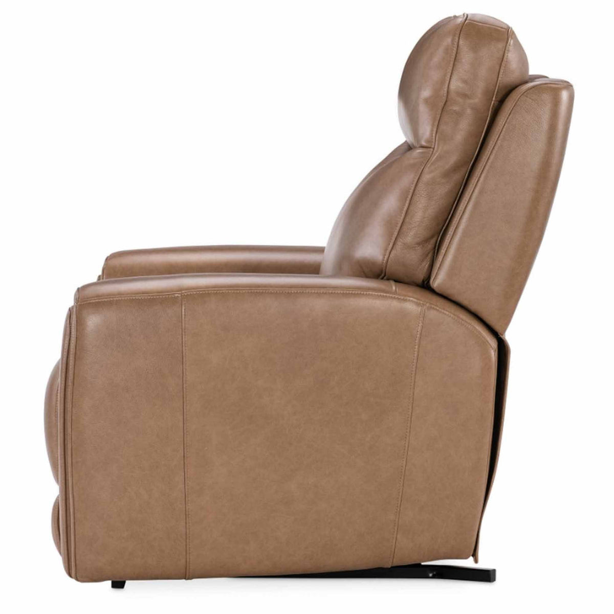 Raze Leather Power Lift Recliner With Articulating Headrest And Lumbar In Light Brown - Prioka