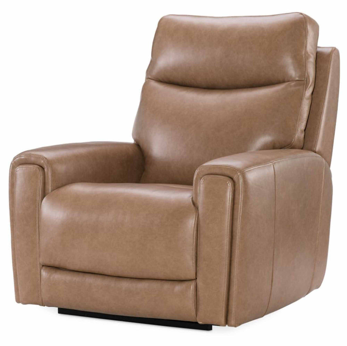 Raze Leather Power Lift Recliner With Articulating Headrest And Lumbar In Light Brown - Prioka