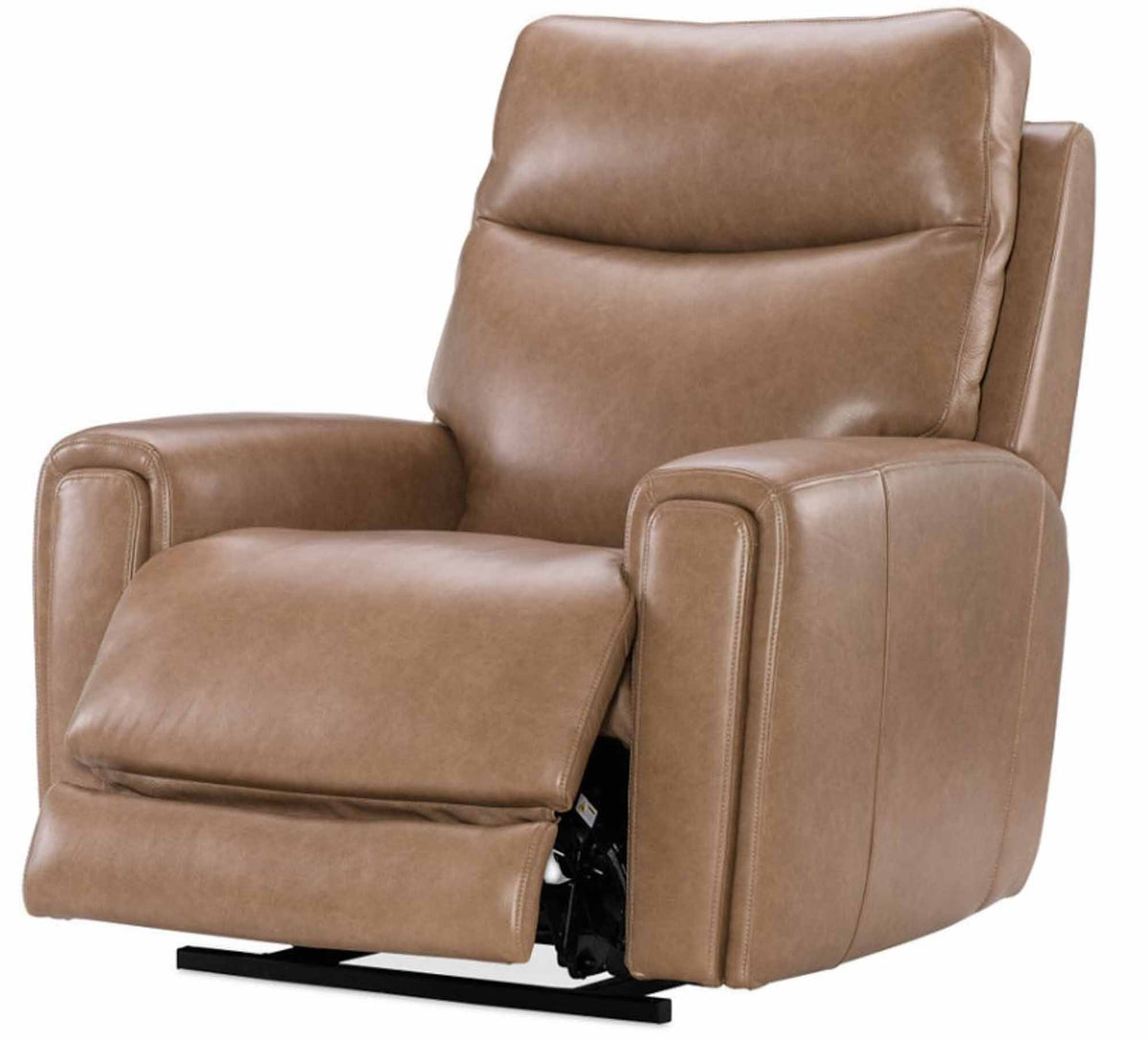 Raze Leather Power Lift Recliner With Articulating Headrest And Lumbar In Light Brown - Prioka