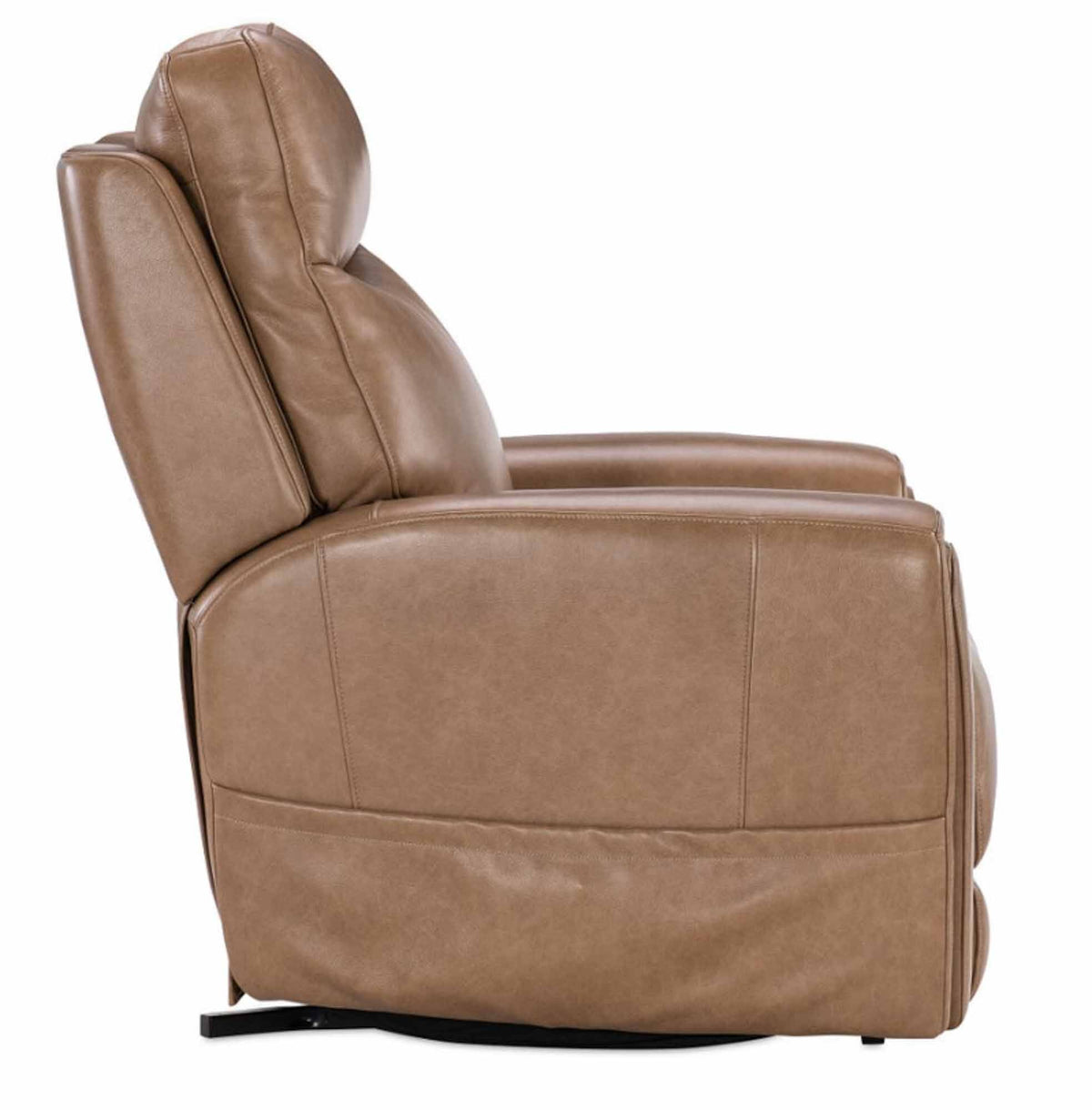 Raze Leather Power Lift Recliner With Articulating Headrest And Lumbar In Light Brown - Prioka