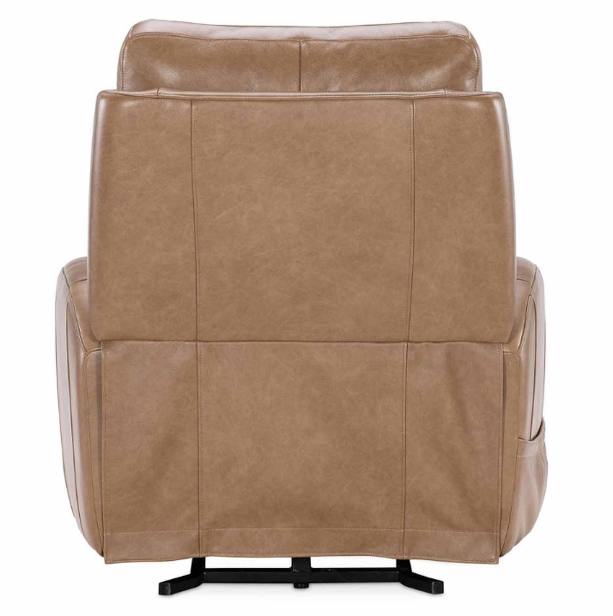 Raze Leather Power Lift Recliner With Articulating Headrest And Lumbar In Light Brown - Prioka