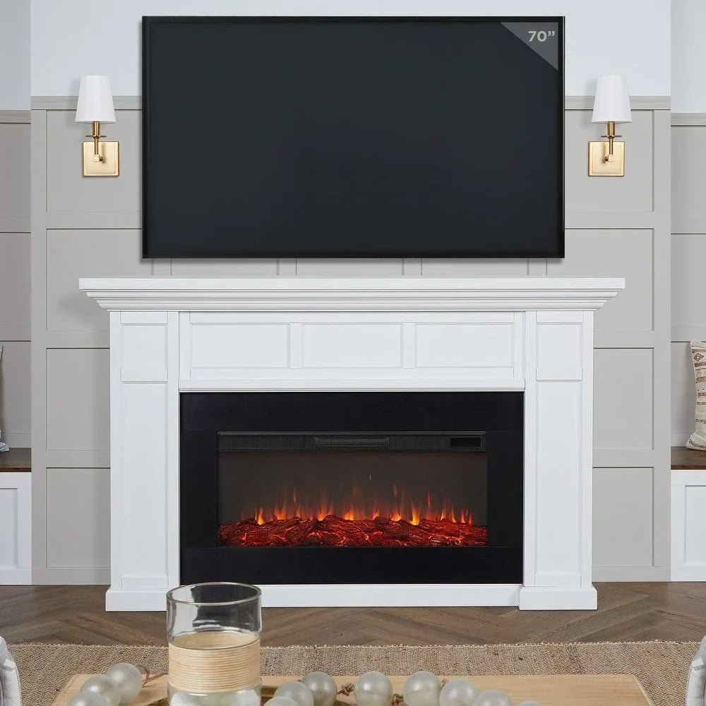 Real Flame Alcott 75″ Landscape Electrics Fireplaces - Prioka