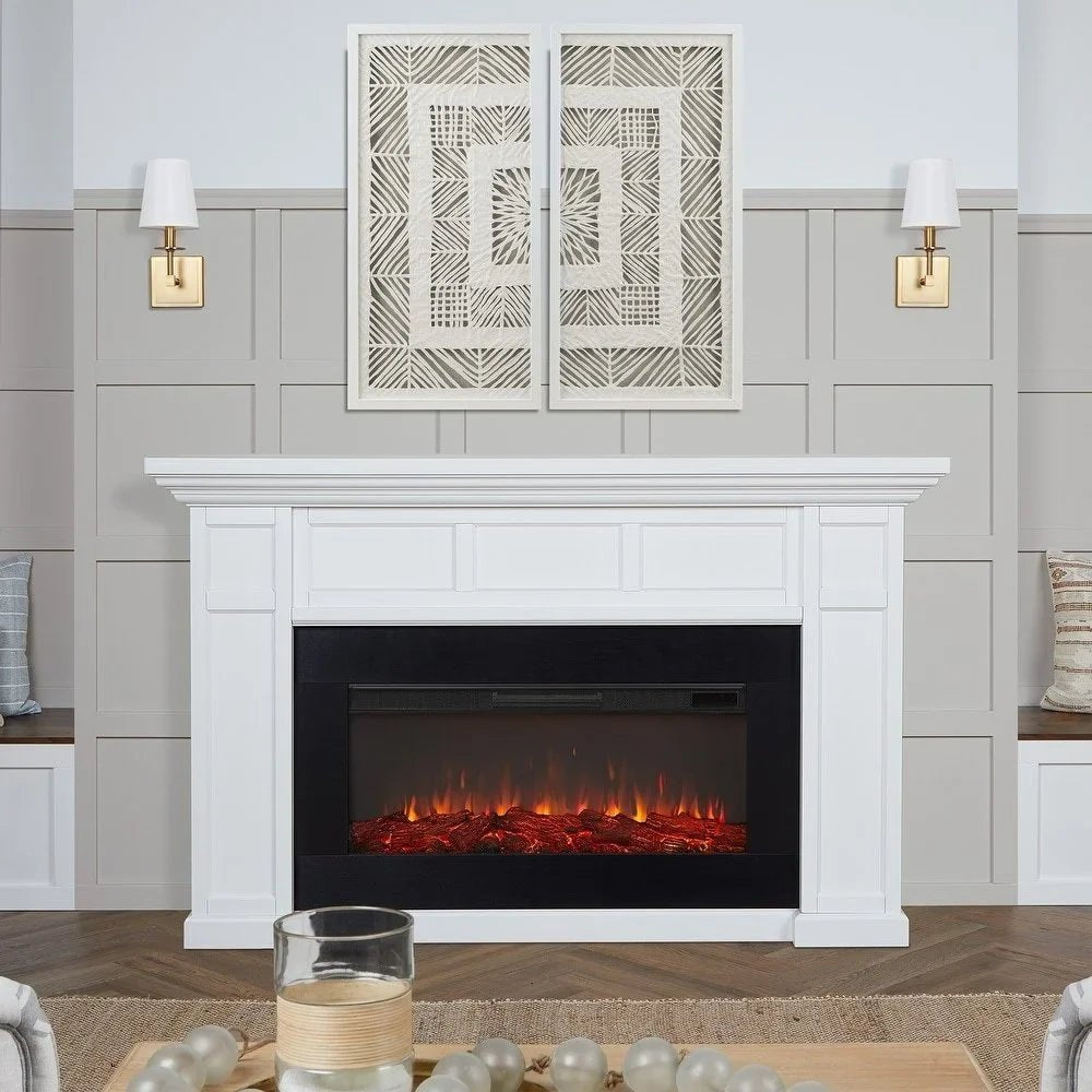 Real Flame Alcott 75″ Landscape Electrics Fireplaces - Prioka