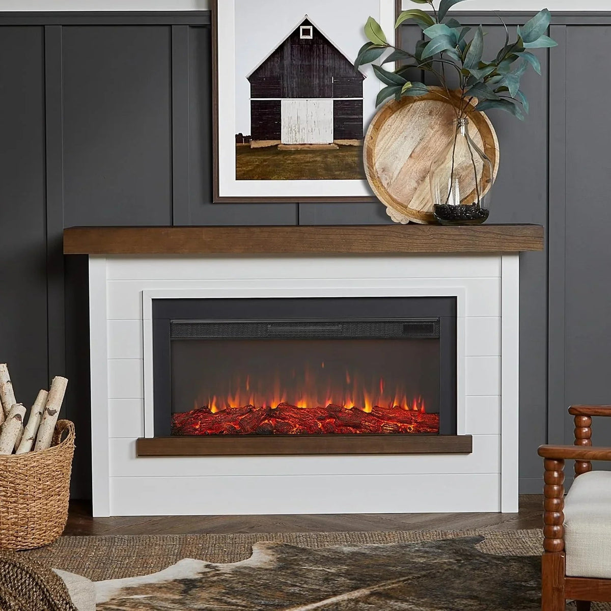 Real Flame Bernice Landscape Electric Fireplaces. - Prioka