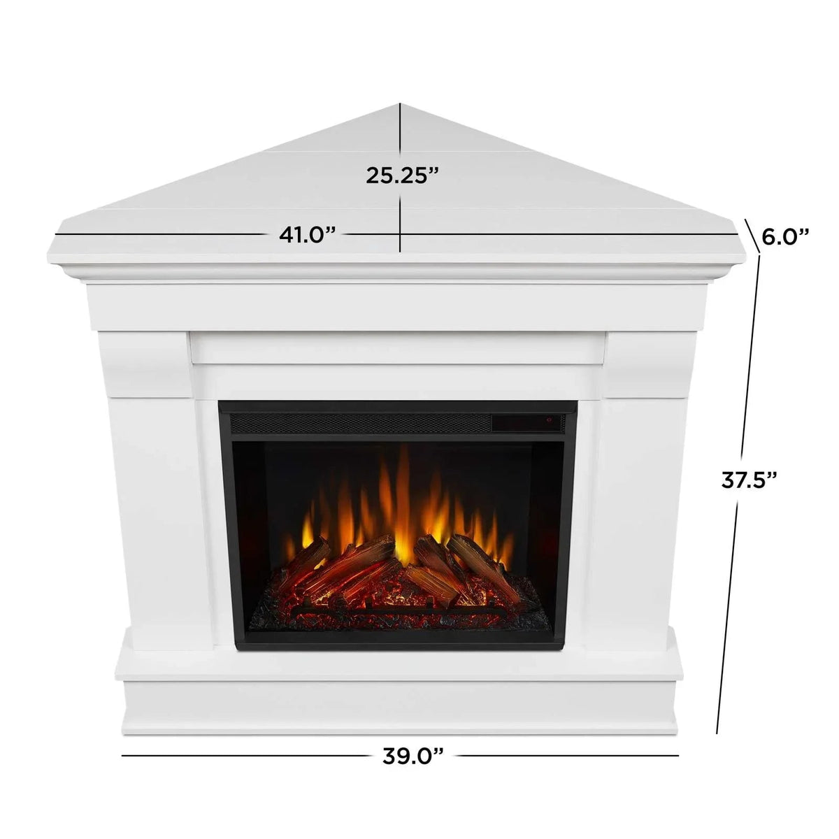 Real Flame Chateau Corner Electrics Fireplace. - Prioka