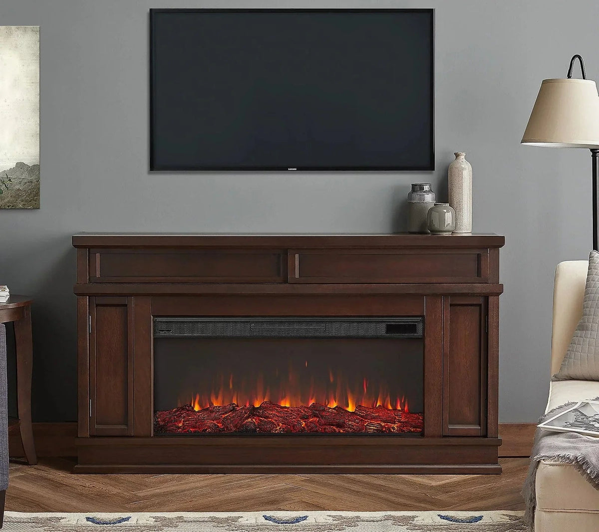 Real Flame Torrey Landscape Electric Fireplaces. - Prioka