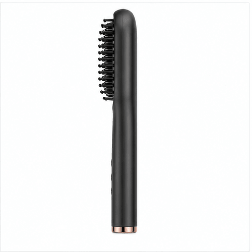 Rechargeable Hair Straightening Brush 160–200°C Digital Temperature Control Portable - Prioka