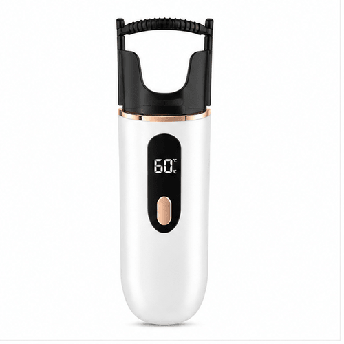 Rechargeable Heated Eyelash Curler 60°C Silicone Curling Tool with Type-C Charging - Prioka