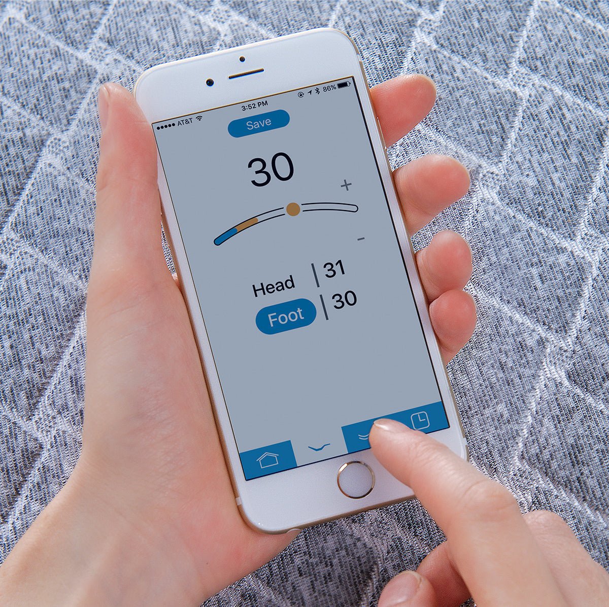 Reverie R550 Adjustable Power Base - 3D Wave™ Massage & App Control - Prioka