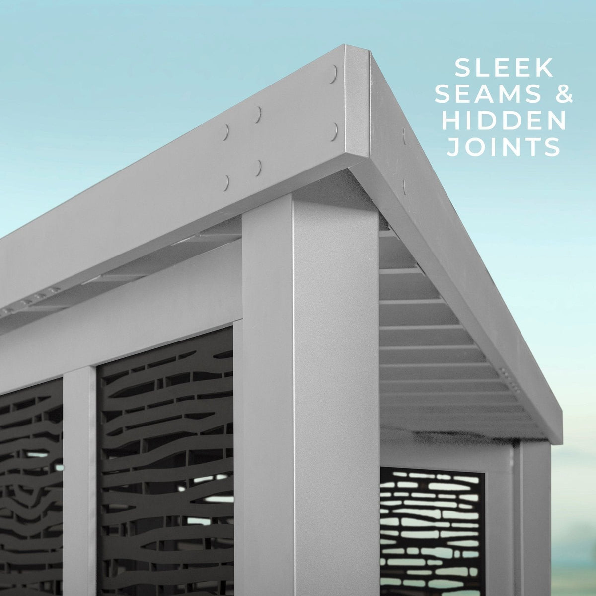 Richmond Modern Steel Cabana Pergola - Prioka