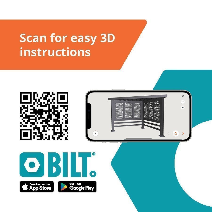 Richmond Modern Steel Cabana Pergola - Prioka