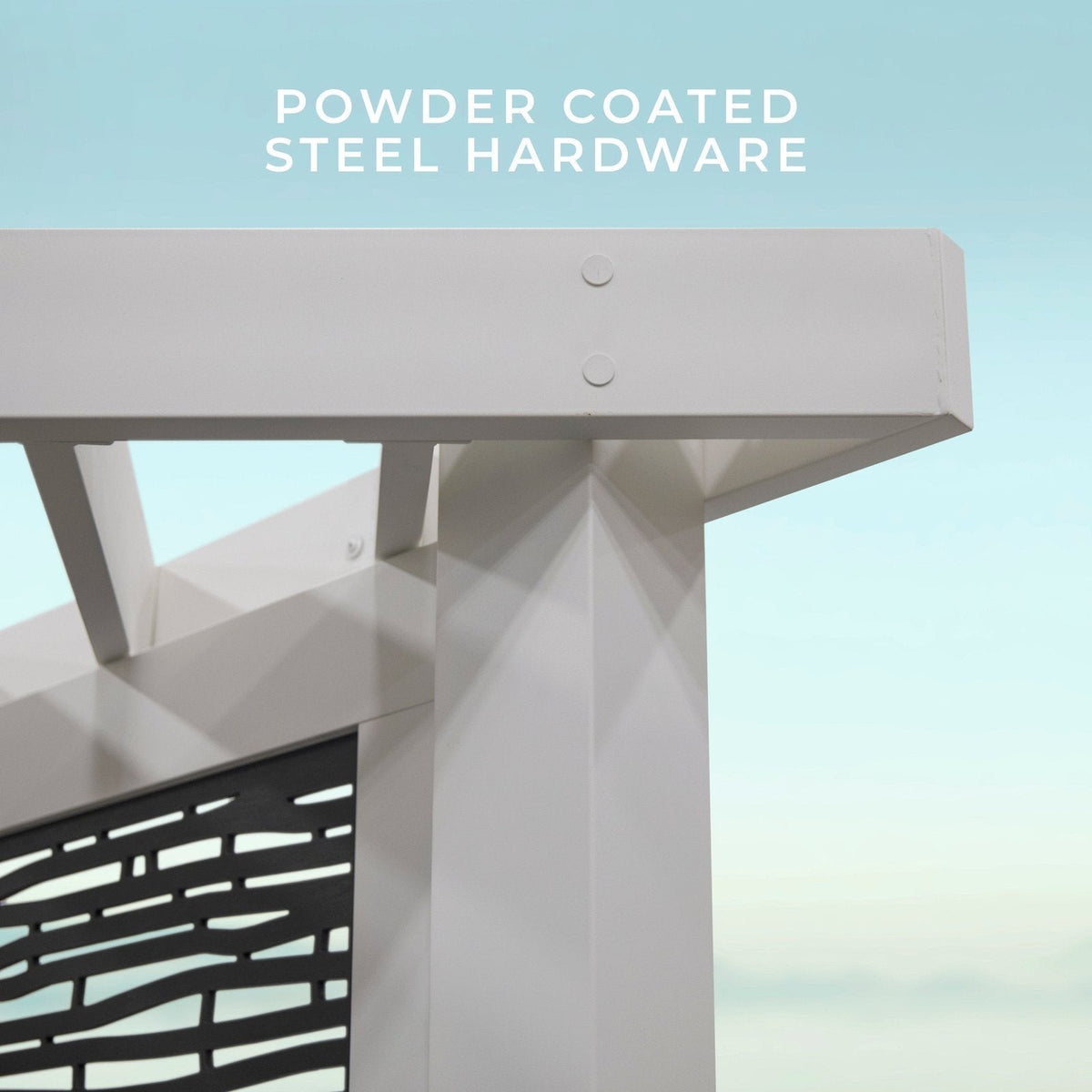 Richmond Modern Steel Cabana Pergola - Prioka