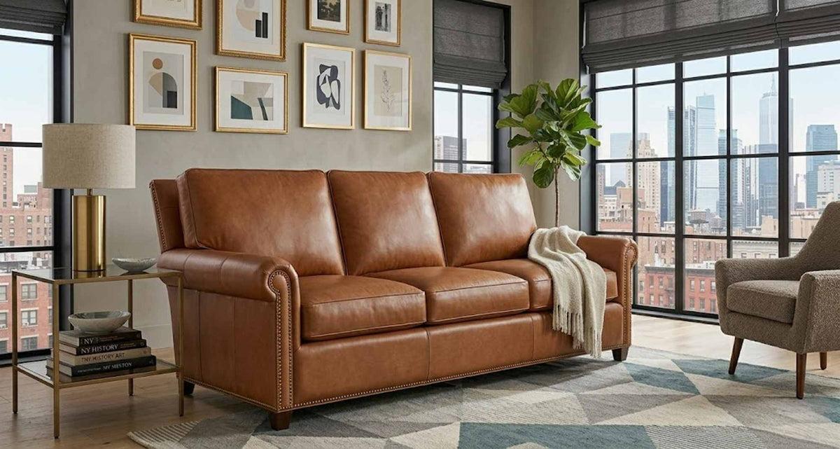 Rita Leather Sofa - Prioka