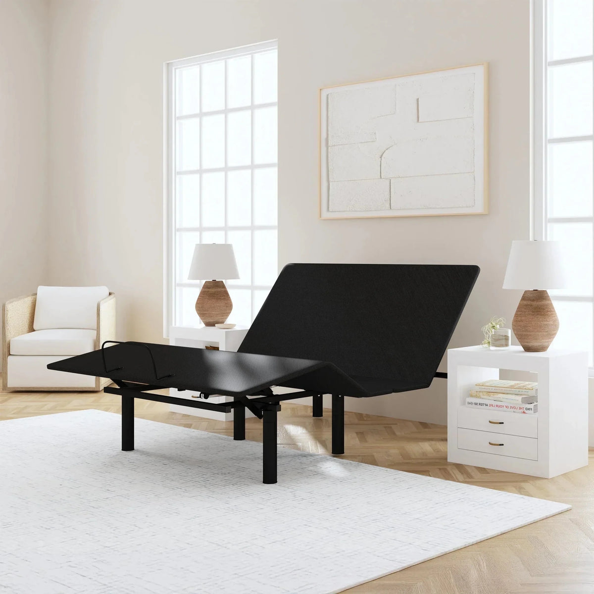 Rize Plus Adjustable Bed Base - Dual Motor Head & Foot Tilt - Prioka