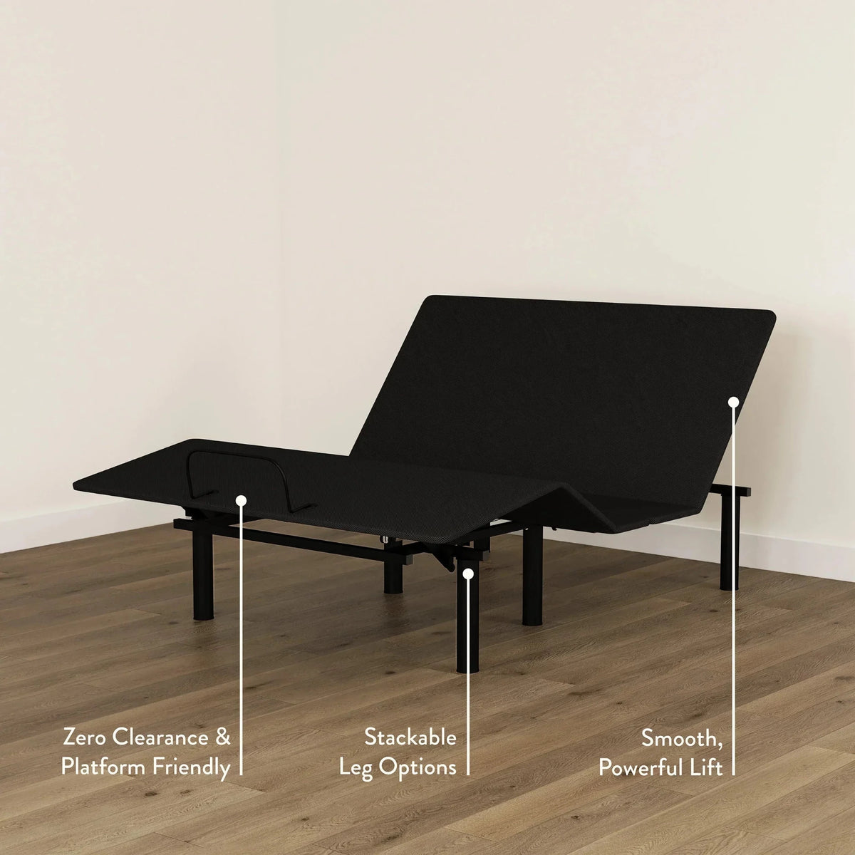 Rize Plus Adjustable Bed Base - Dual Motor Head & Foot Tilt - Prioka