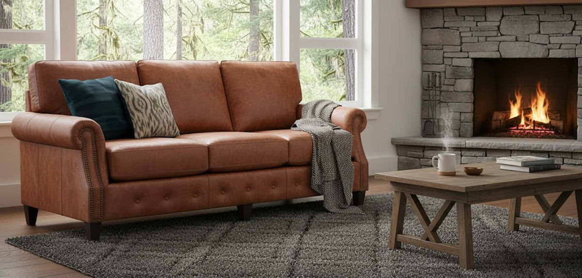 Rollo Leather Sofa - Prioka