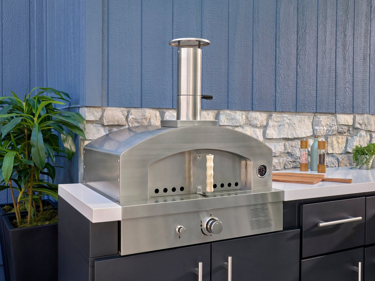 Emory Corner Outdoor Kitchen Island – Combo