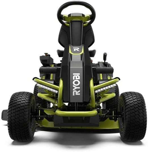 Ryobi 38 inches 100 Ah Battery Electric Rear Engine Riding Lawn Mower RY48111 - Prioka