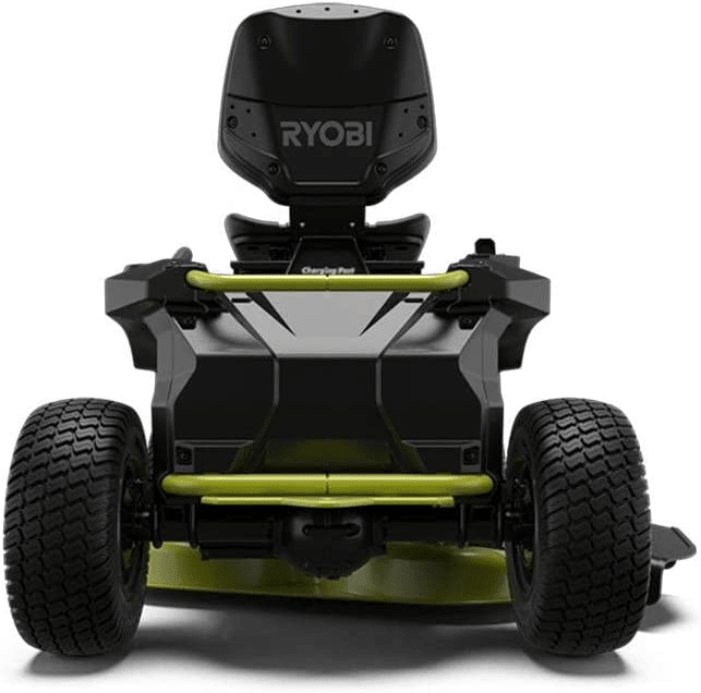 Ryobi 38 inches 100 Ah Battery Electric Rear Engine Riding Lawn Mower RY48111 - Prioka