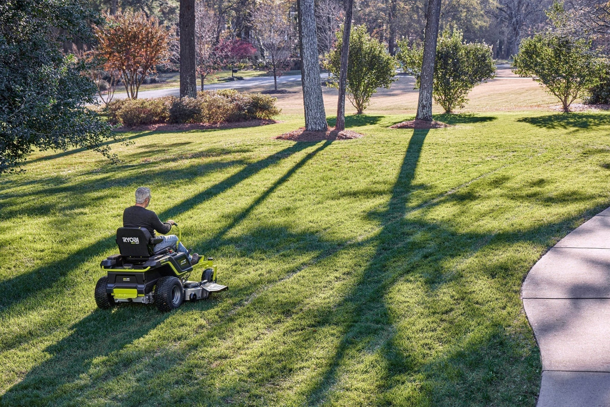 Ryobi 48V HP Brushless 54-inch 115 Ah Battery Electric Riding Zero Turn Mower - Prioka