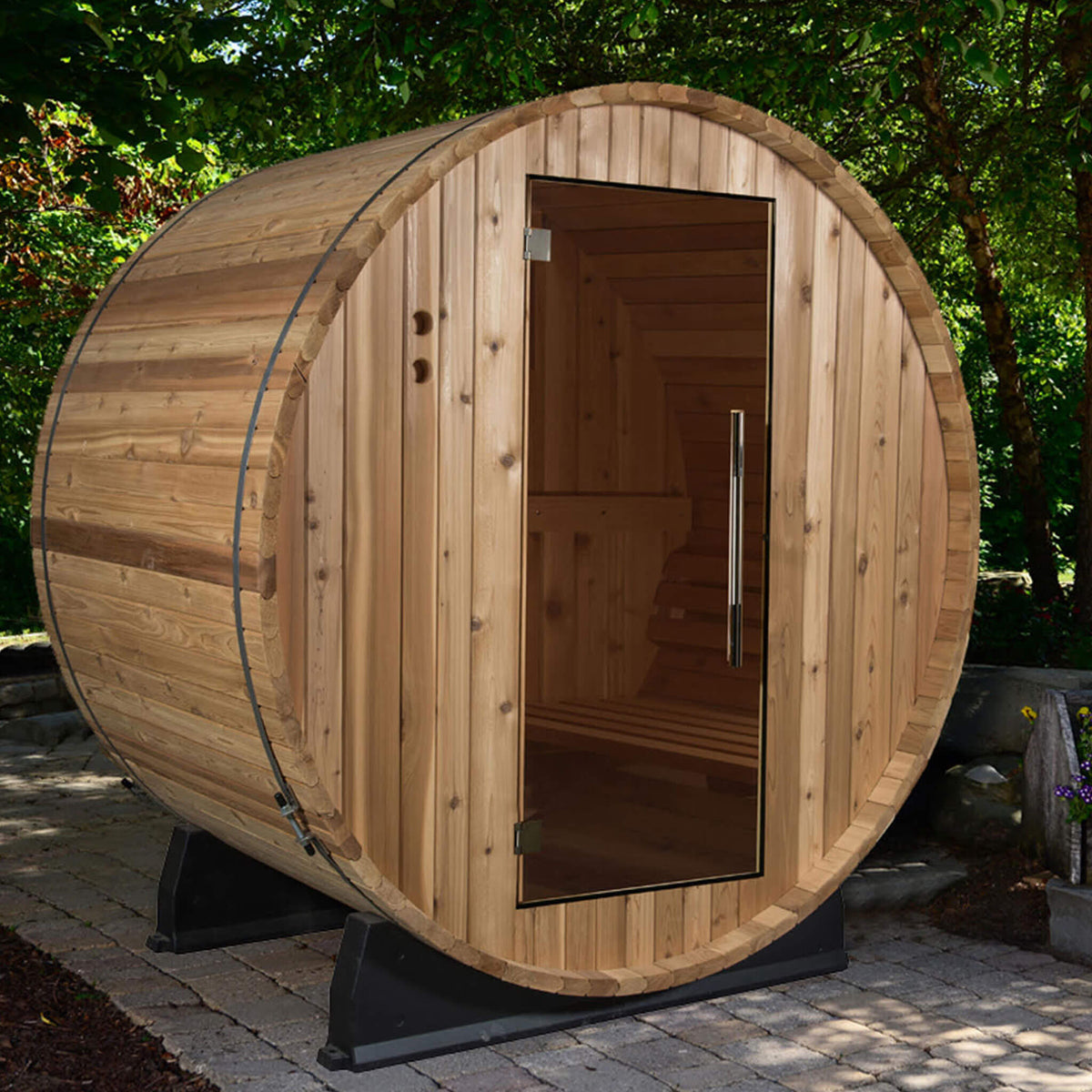 Salem 2 Person Barrel Sauna - Prioka