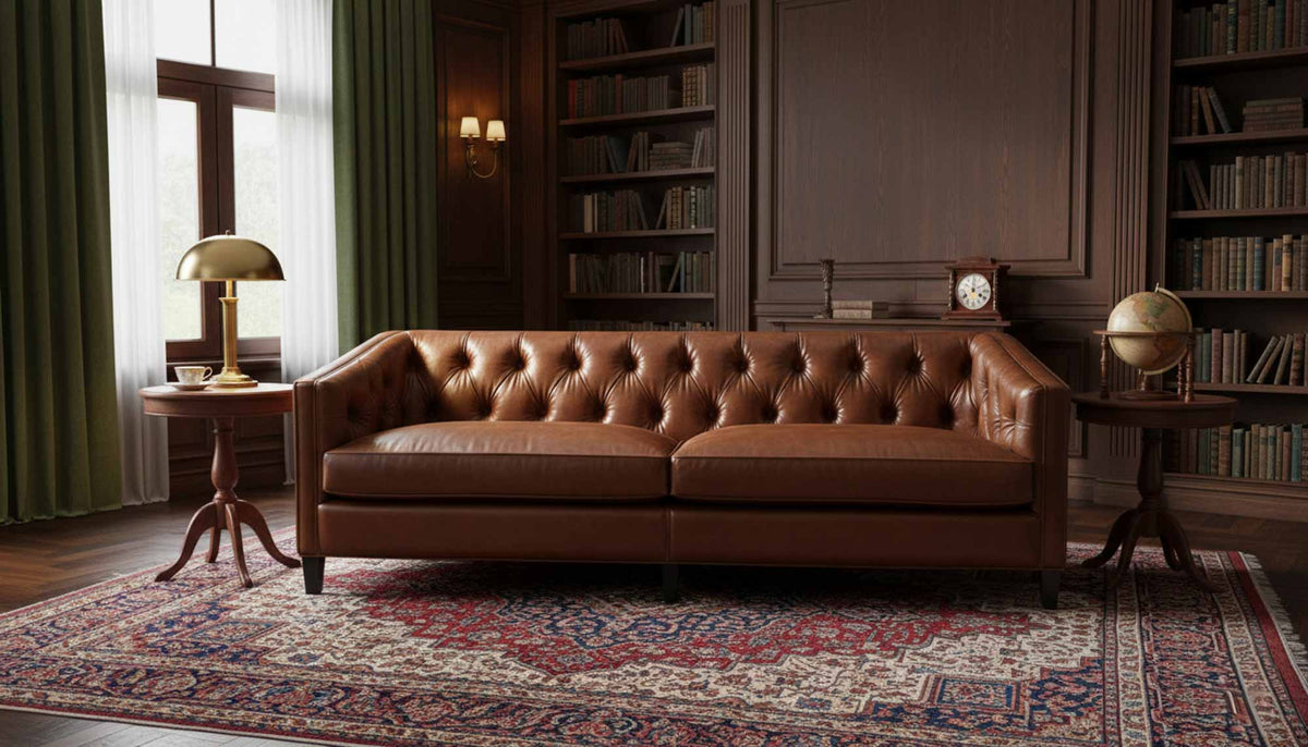 Samson Leather Sofa - Prioka
