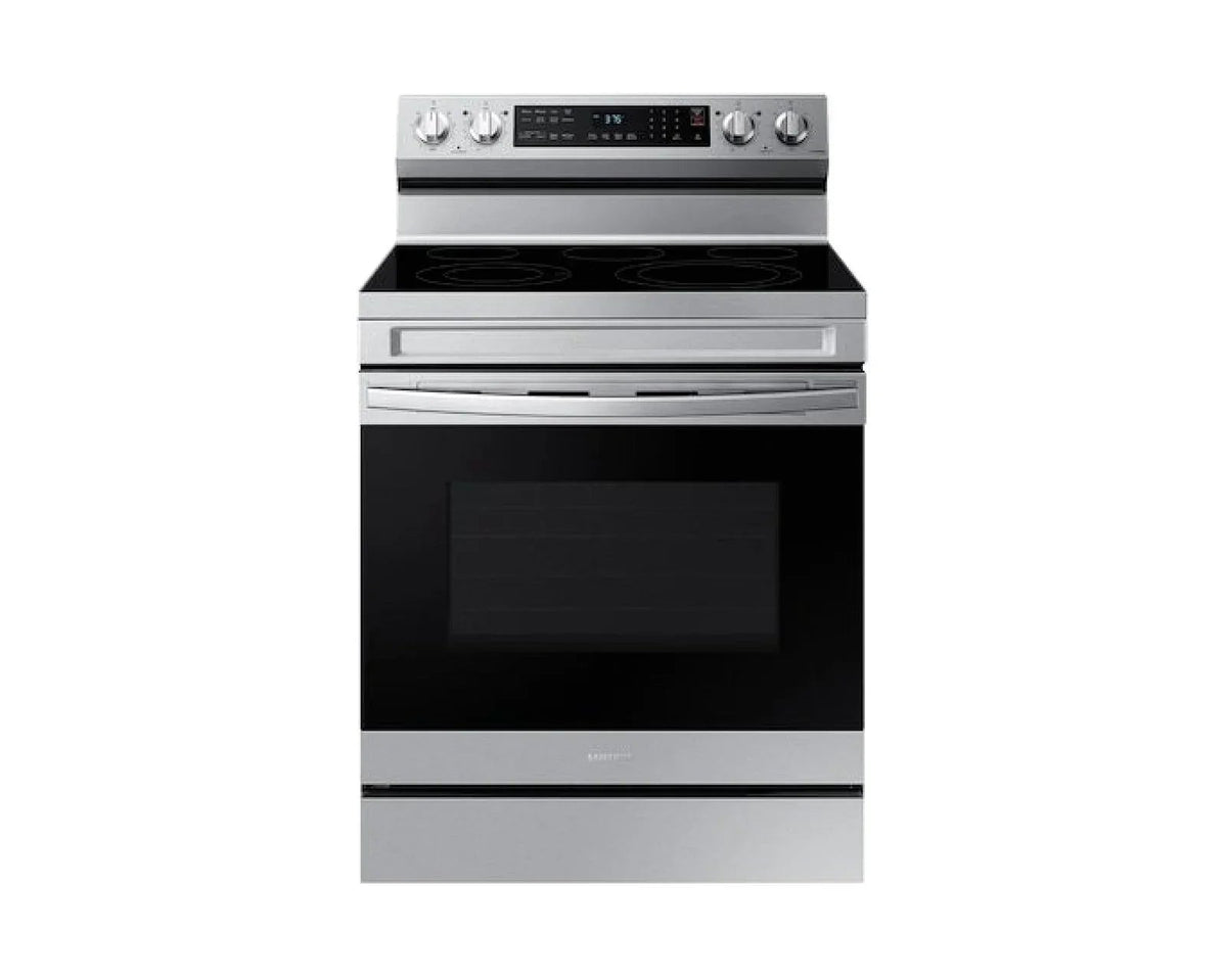 Samsung 6.3 cu. ft. Smart Freestanding Electric Range with No-Preheat Air Fry, Stainless Steel NE63A6511SS - Prioka