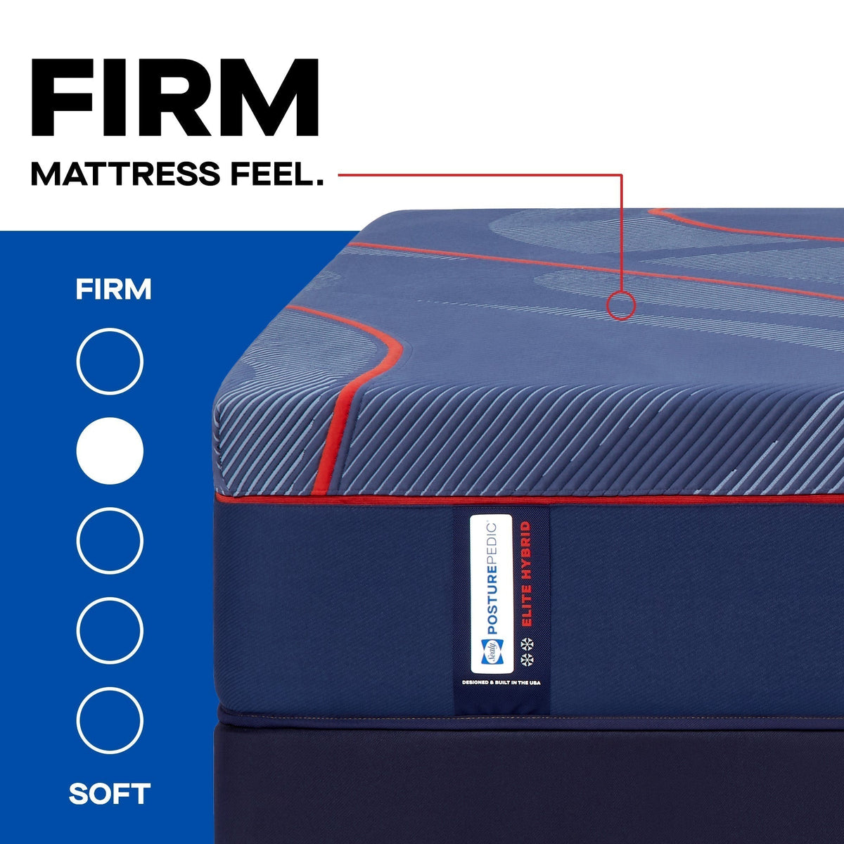 Sealy Posturepedic Elite Hybrid High Point II 14" Firm Mattress - Prioka