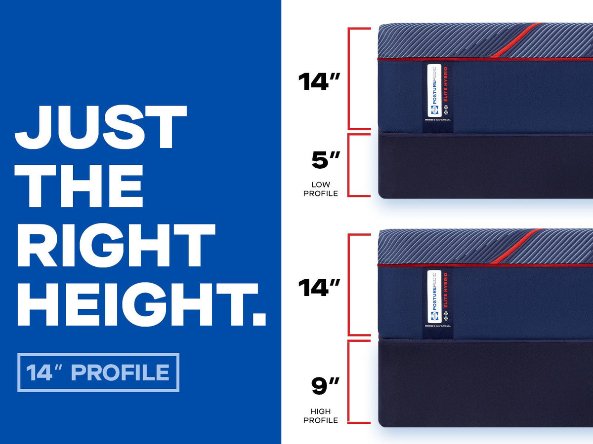Sealy Posturepedic Elite Hybrid High Point II 14" Soft Mattress - Prioka