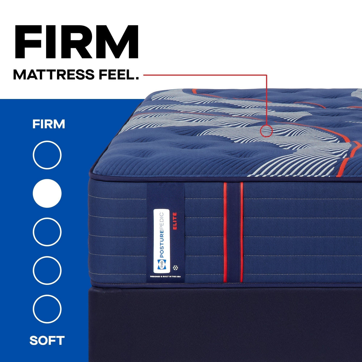Sealy Posturepedic Elite Spring Albany II 14" Firm Tight Top Mattress - Prioka