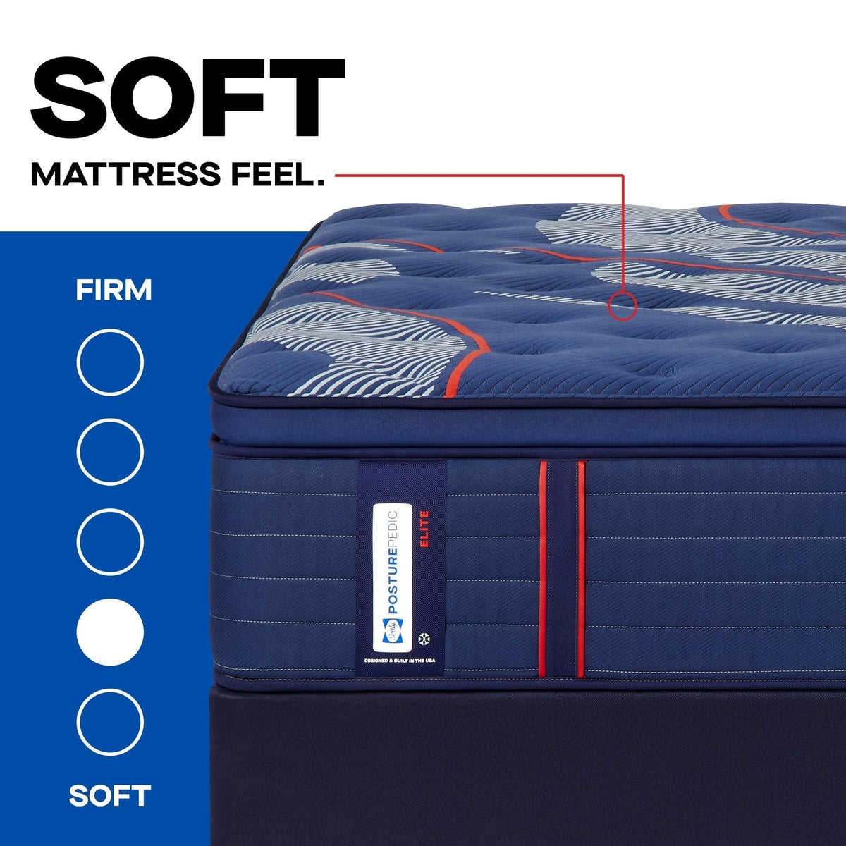 Sealy Posturepedic Elite Spring Albany II 15" Soft Euro Pillowtop Mattress - Prioka