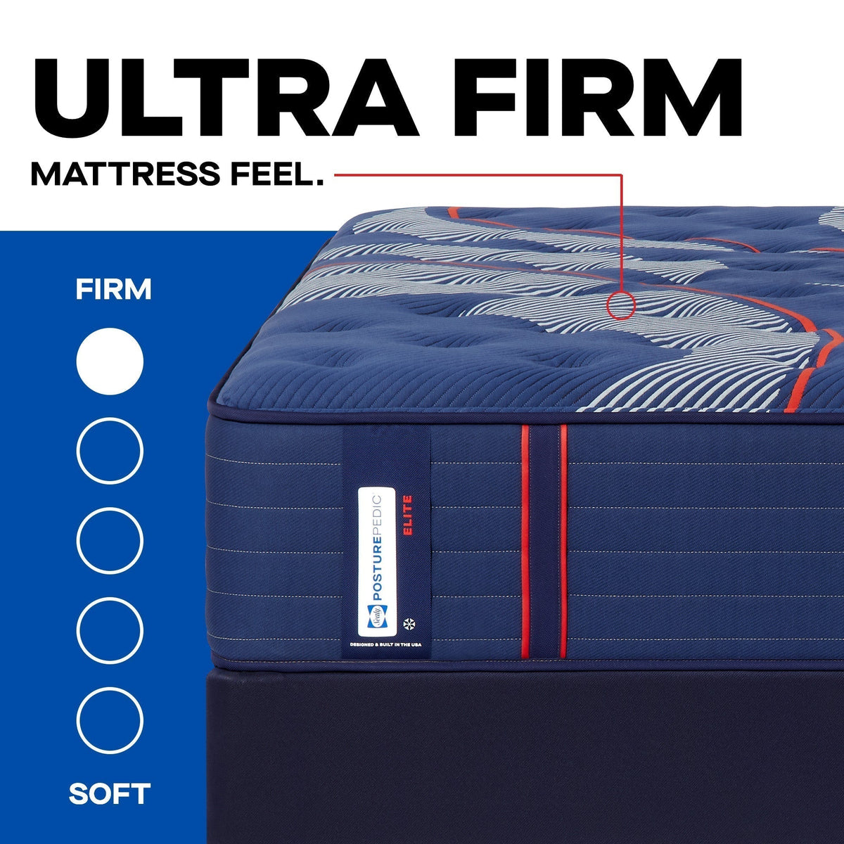 Sealy Posturepedic Elite Spring Brenham II 14" Ultra Firm Tight Top Mattress - Prioka