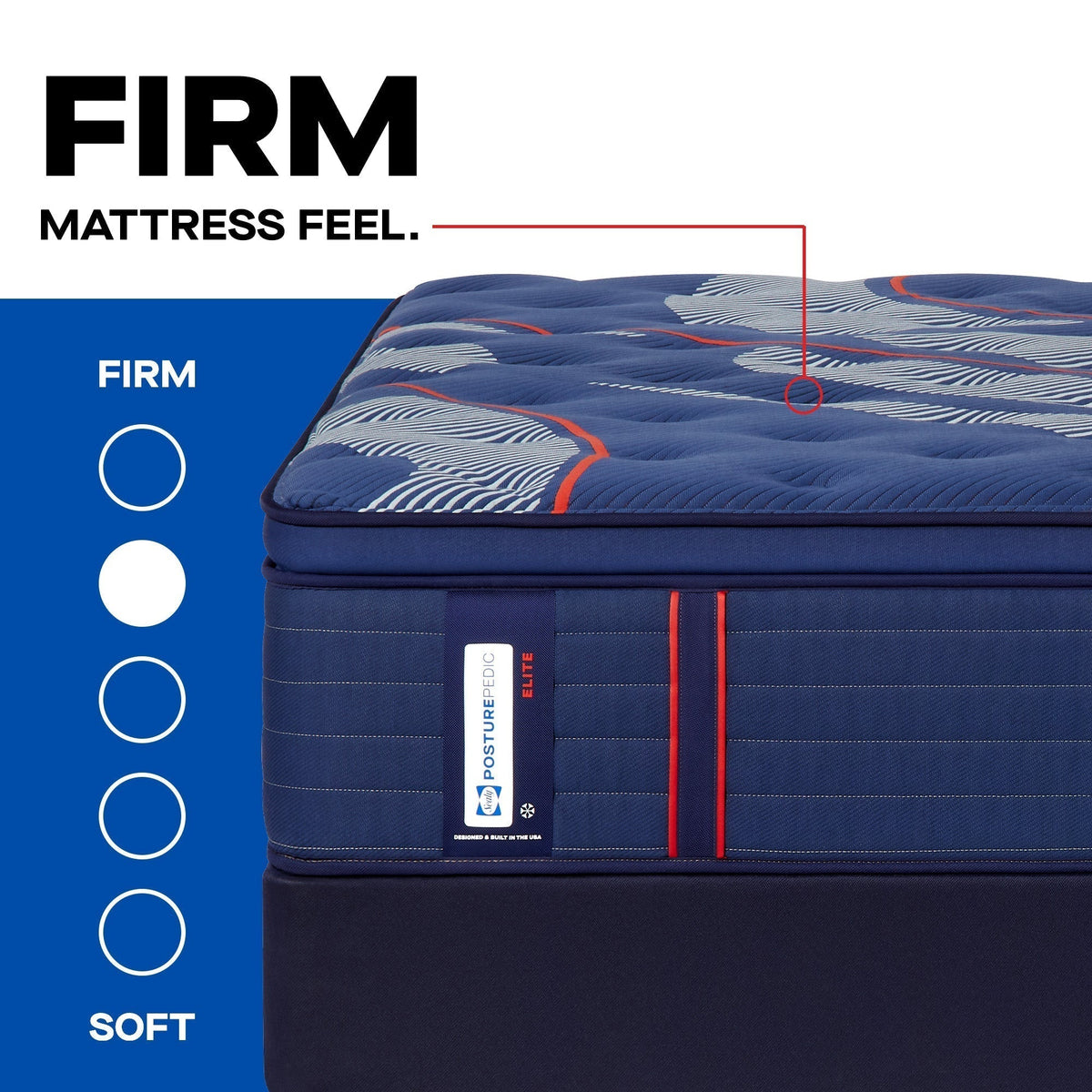Sealy Posturepedic Elite Spring Brenham II 16" Firm Euro Pillowtop Mattress - Prioka