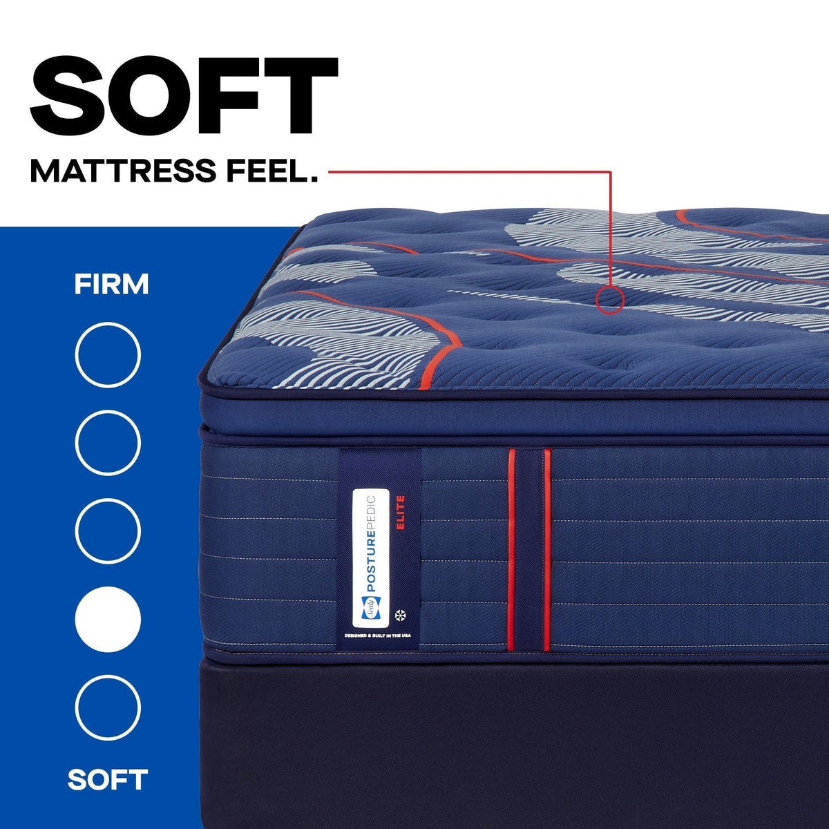 Sealy Posturepedic Elite Spring Brenham II 16" Soft Euro Pillowtop Mattress - Prioka