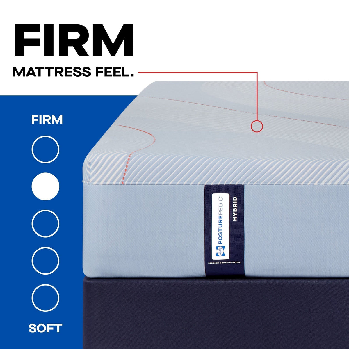 Sealy Posturepedic Medina II 12" Firm Hybrid Mattress - Prioka
