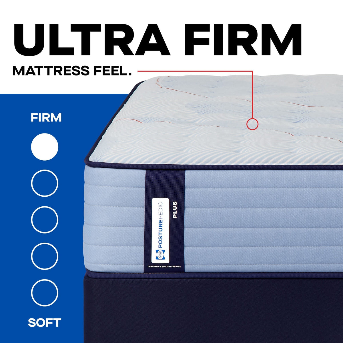 Sealy Posturepedic Plus Spring Paterson II 13" Ultra Firm Tight Top Mattress - Prioka