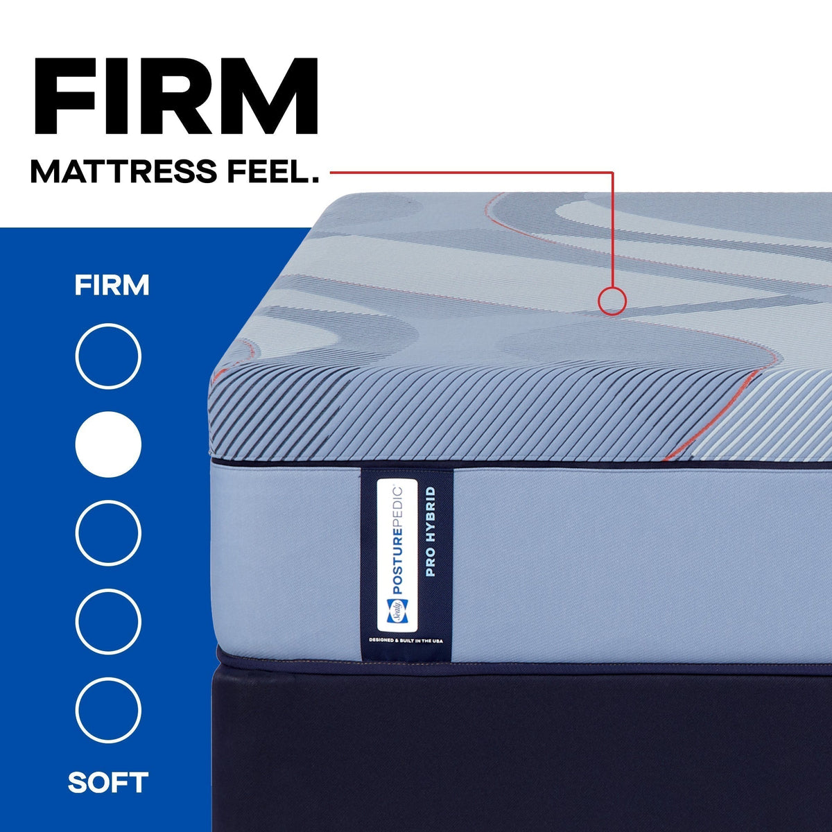 Sealy Posturepedic Pro Hybrid Dupont II 13" Firm Tight Top Mattress - Prioka