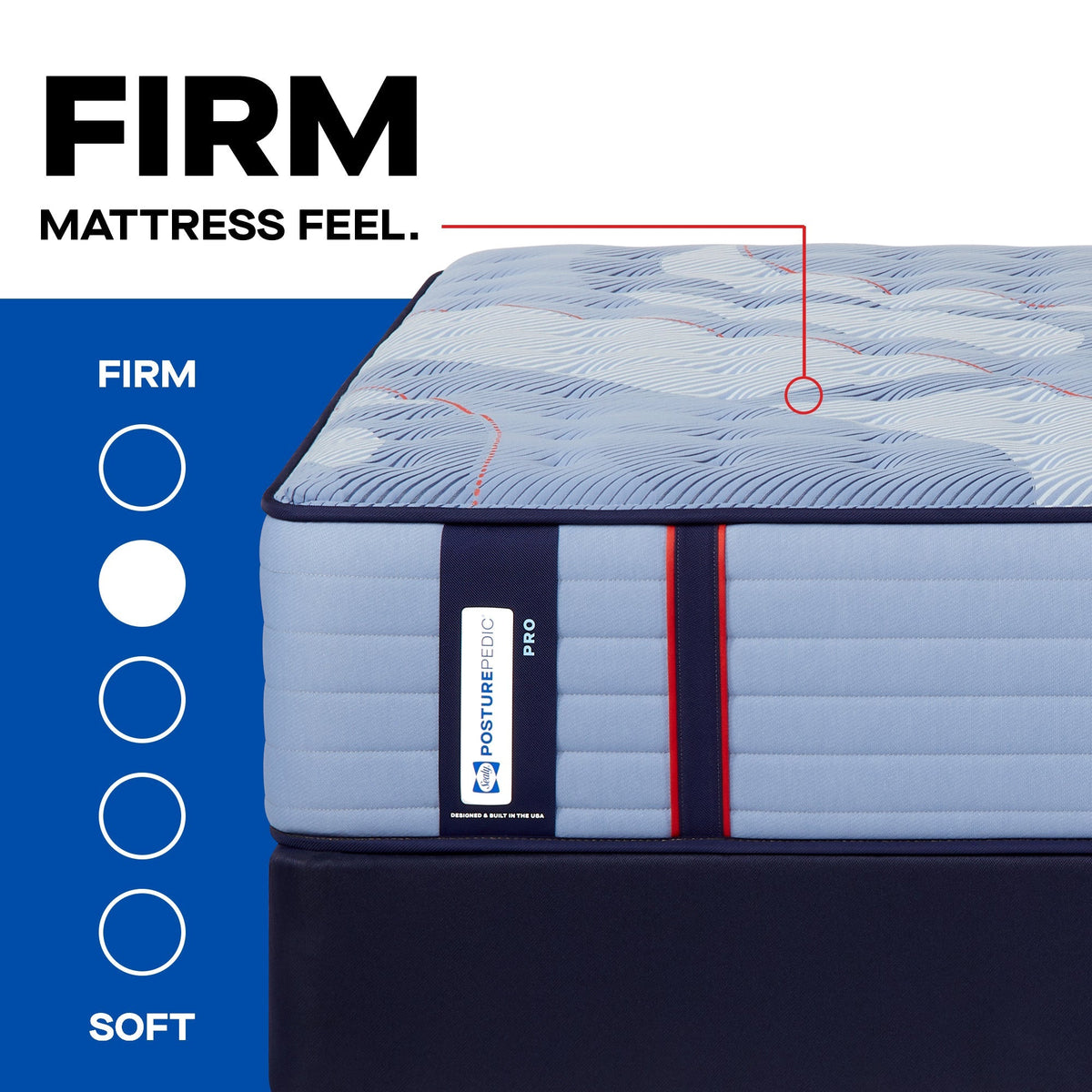 Sealy Posturepedic Pro Spring Dupont II 14" Firm Tight Top Mattress - Prioka