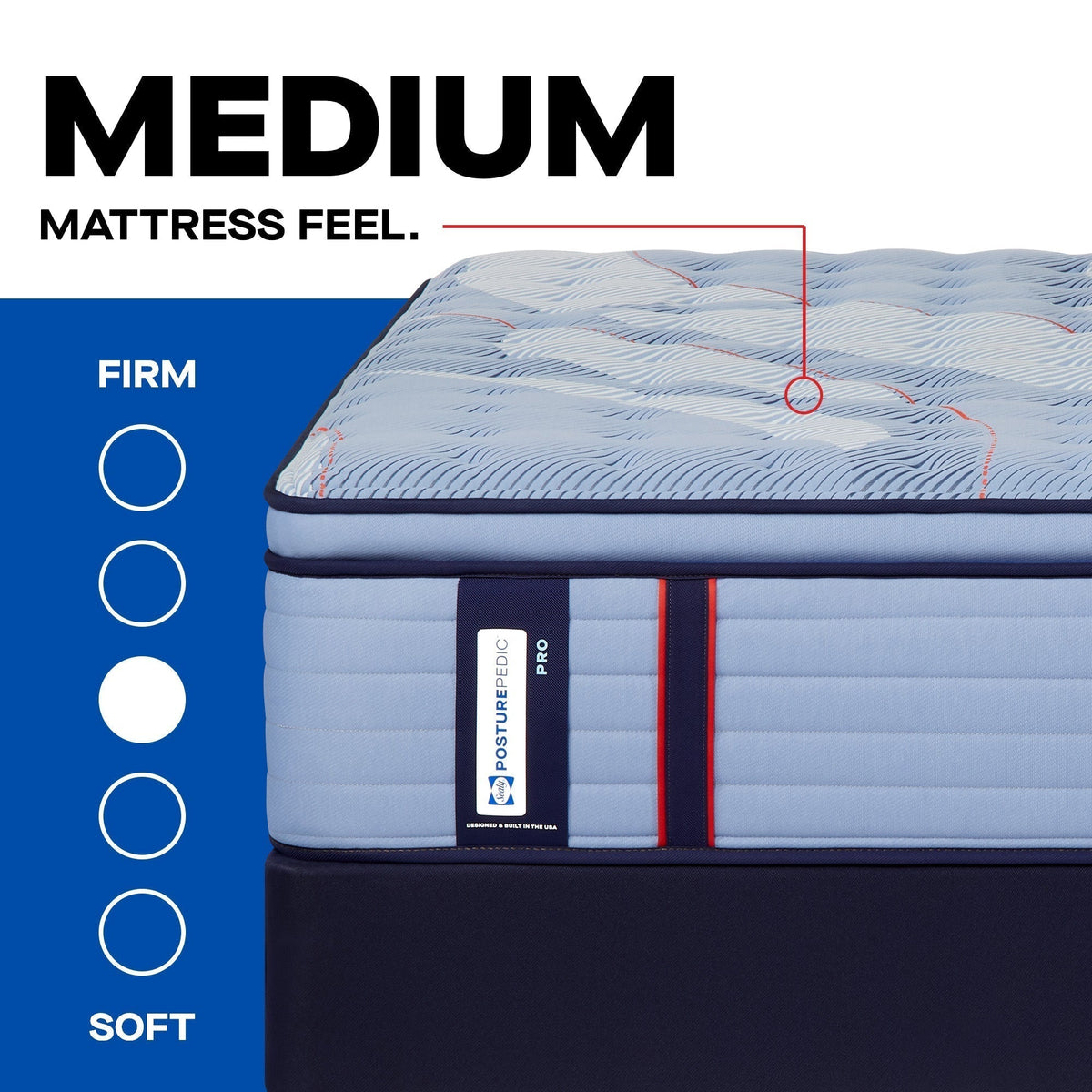Sealy Posturepedic Pro Spring Dupont II 15" Medium Euro Pillowtop Mattress - Prioka