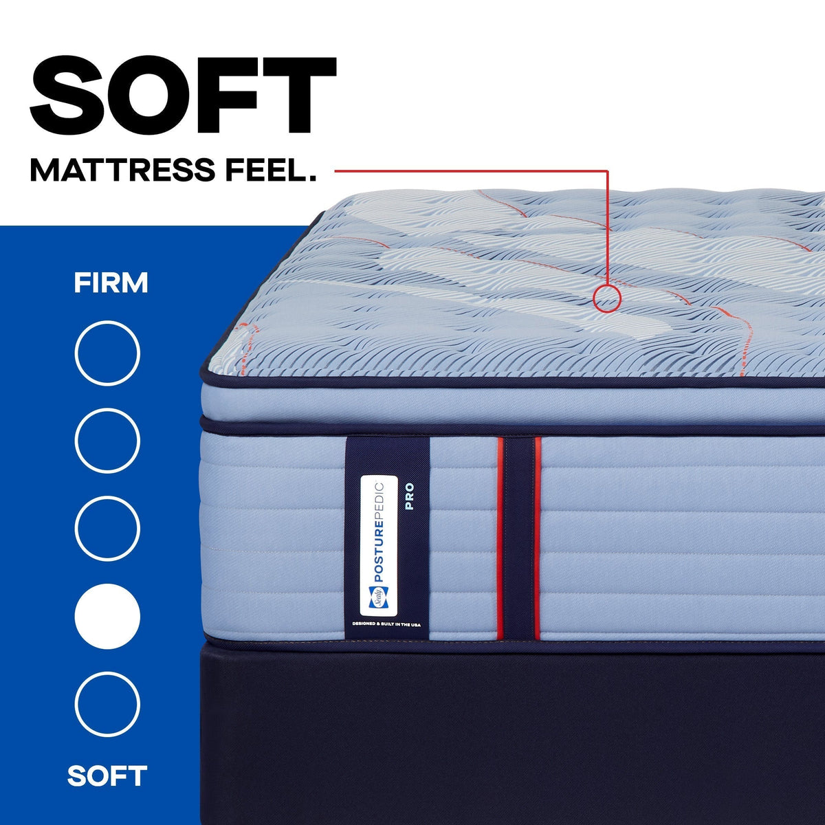 Sealy Posturepedic Pro Spring Dupont II 15" Soft Euro Pillowtop Mattress - Prioka