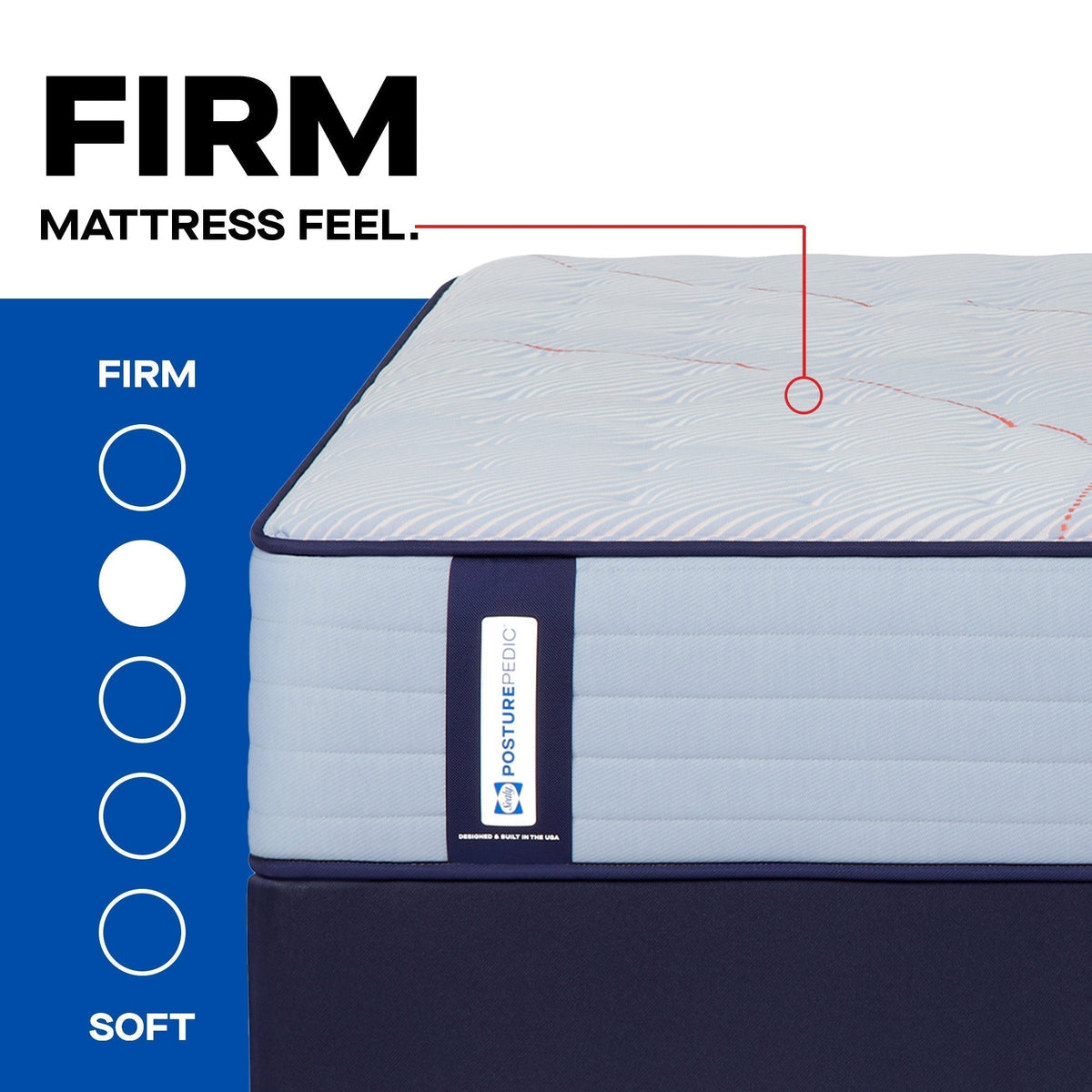 Sealy Posturepedic Spring Medina II 13" Firm Tight Top Mattress - Prioka