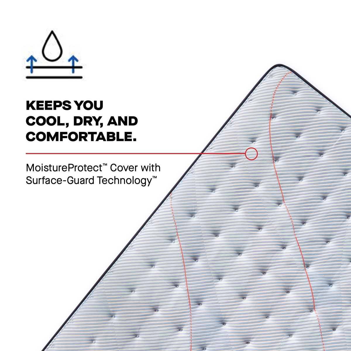 Sealy Posturepedic Spring Medina II 13" Firm Tight Top Mattress - Prioka